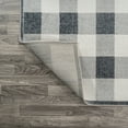 thumbnail image 6 of JONATHAN Y WASHABLE 5 x 8 Area Rug, Gingham Gradient Plaid Cottage - Light Gray/Dark Gray/Cream, WSH303A-5, 6 of 9