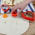 thumbnail image 5 of Homelife 3/5/7/8Pcs Heart Cookie Cutter Valentine's Day Love Heart Shape Biscuit Cutters Stainless Steel Baking Cutter Mold for Cookies Sandwiches Biscuits, 5 of 13