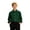 A-Dark Green146, variant on Tween Dress Shirts Boys And Girls Plain Long Sleeve Button Down Shirts, Sizes 9-16Y