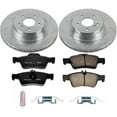 thumbnail image 3 of PowerStop Rear Z23 Evolution Sport Carbon-Fiber Ceramic Brake Pad and Drilled & Slotted Rotor Kit Fits: MERCEDES-BENZ Select Models K6881, 3 of 10