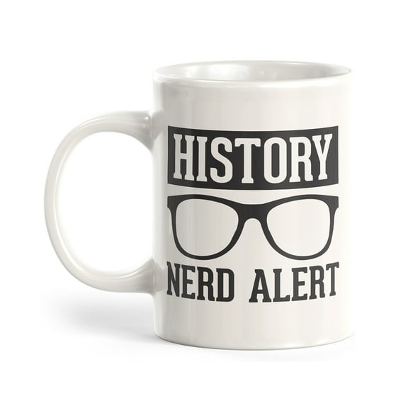 Designs ByLITA History Nerd Alert 11oz Plastic Coffee Mug