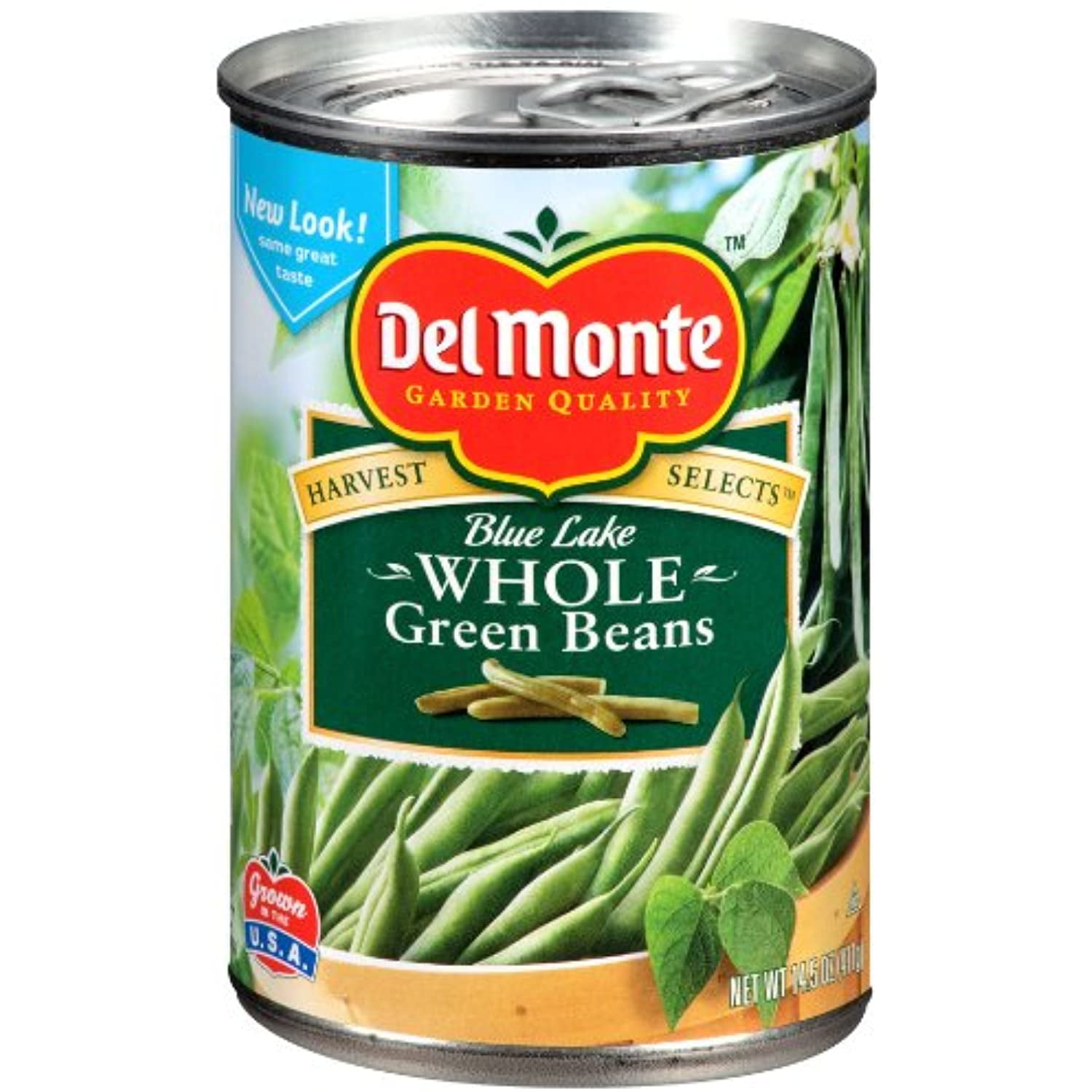 Del Monte Whole Green Beans, 14.5Ounce (Pack Of 8)