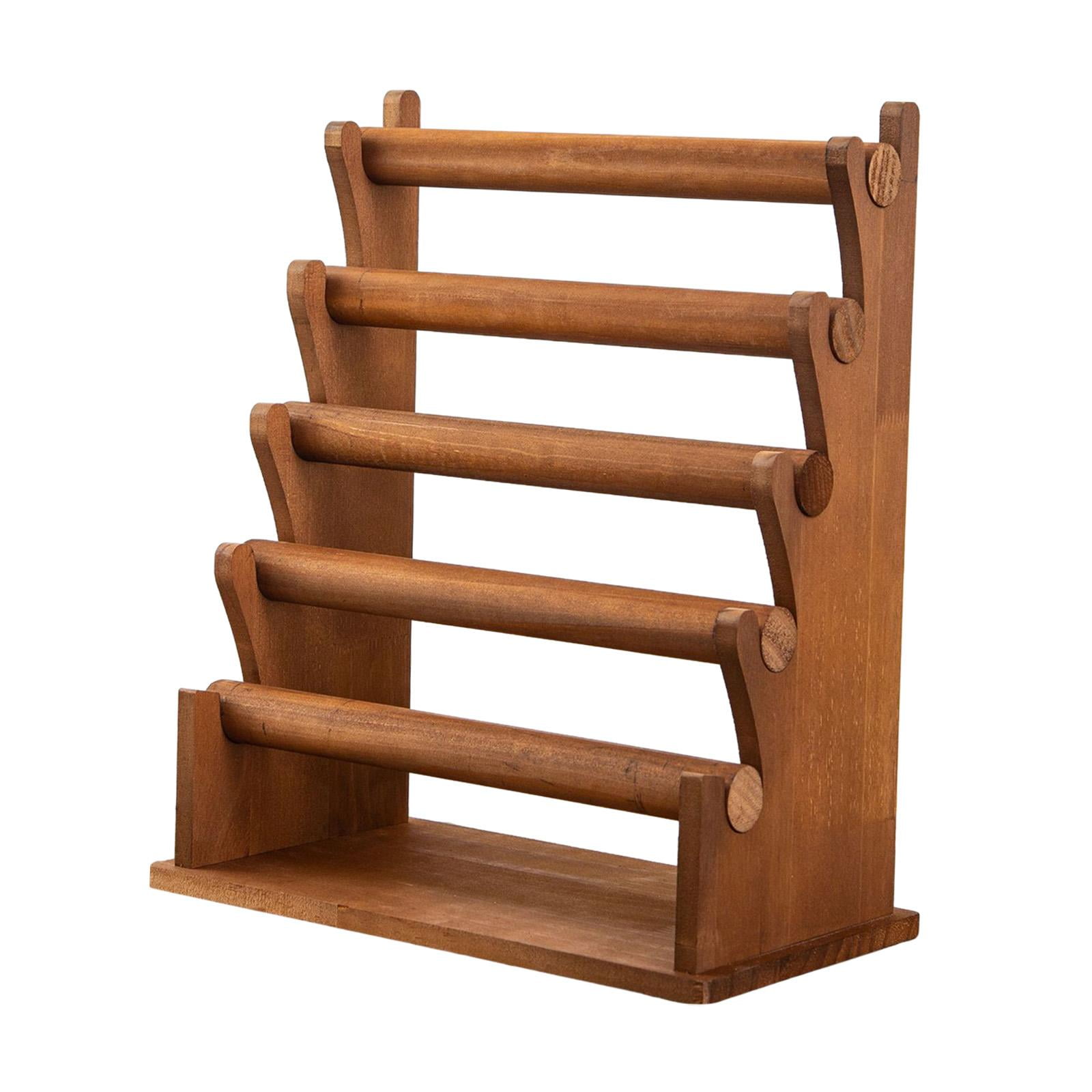 Watch Display Stand Wooden Bracelet Bangle Holder for Necklace Showcase Store 5 Tier