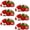 Multicolored 3, variant on PhooArto 6 Pcs Cup Drawer Pulls, Cute Puppy Dogs Pattern Shell Shape Handles Cabinet Knobs for Dresser Cupboard Closet Wardrobe with Screws