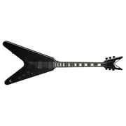 Dean V Stealth Electric Guitar w/ EMG Pickups - Black Satin