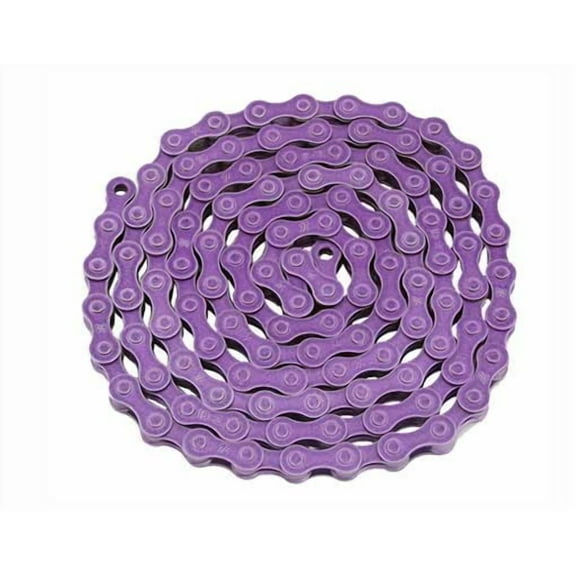 KMC Chain 1/2x1/8x112 Purple. for bicycle Chain, bike chain, lowrider bikes, beach cruiser, chopper,  track fixie bicycles