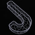 thumbnail image 3 of GROWTH TANK Romantic Iron Alphabet J Frame Wire Wreath Pot Wedding Decor J, 3 of 9