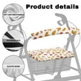 thumbnail image 6 of COEQINE Maple Leaves Thanksgiving Rollator Seat Cover Set of 2 Piece Universal Rollator walker Seat Easy to Install Rollator Walker Accessories Seat Cushion, 6 of 7