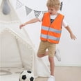 thumbnail image 4 of GOGO Reflective Kids Safety Vest for School Outdoor Activities Night Traffit, Fits Ages from 12M to 16Y-Green-S, 4 of 10