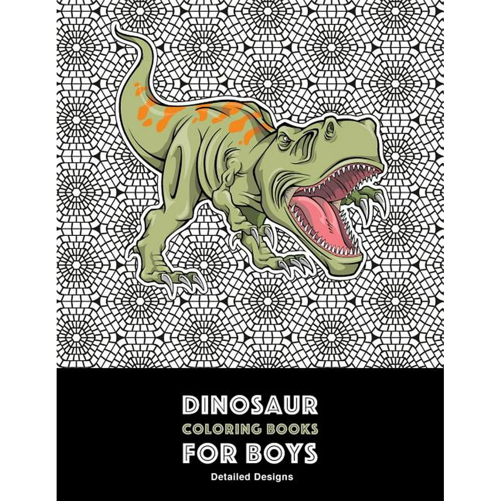 Dinosaur Coloring Books for Boys Detailed Designs