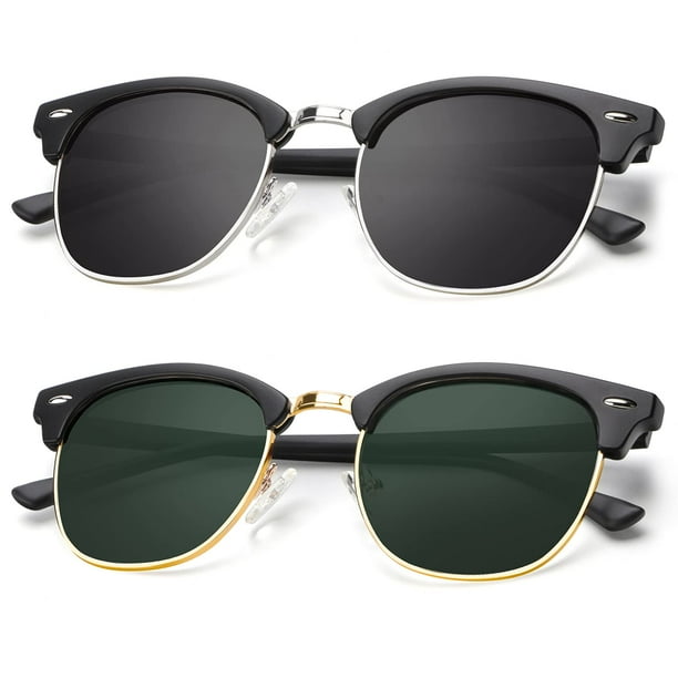 Gafas de sol KALIYADI polarizadas semisin montura que bloquean los rayos UV
