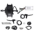 thumbnail image 3 of Kit De Motor De Cubo De Rueda Delantera, Kit De Conversión Eléctrica De Alta Resistencia Con Medidor De Pantalla KT-900S Para Rueda 12G ANGGREK JJ2716, 3 of 8