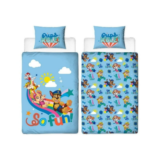 Pat' Patrouille Housse de Couette Réversible Cool
