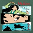 thumbnail image 3 of Disney Mulan - Comic Strips Warrior - Women's Lightweight French Terry Long Sleeve Shirt, 3 of 5