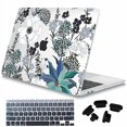 thumbnail image 2 of Mektron pour MacBook Air 13 Étui A1466/A1369 (Sortie 2010-2017), Coque Rigide en Plastique à Encliqueter pour MacBook Air 13.3 Pouces avec Protection de Clavier, Fleurs Rétro, 2 of 4