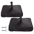 thumbnail image 1 of Support de Parasol de Patio Base Croisée Sac de Sable Extérieur Plage 2 Pcs, 1 of 7