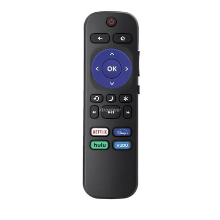 Xtrasaver Universal TV Remote for Roku TVs, Replacement Remote Applicable for All TCL / Hisense / Sharp / Onn Roku Smart LED TVs. 【Not for Roku Stick and Box】(Netflix/Disney+/Hulu/Vudu)