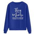 thumbnail image 4 of YOTMKGDO Crewneck Sweatshirts Sweatshirts & Hoodies Womens Fashion Letter They Call Me Mimi Print Crew Neck Sweatshirt Long Sleeve Top Pullover, Sizes S-XXL, 4 of 4