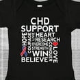 thumbnail image 4 of Inktastic CHD Awareness Month Boys or Girls Baby Bodysuit, 4 of 5