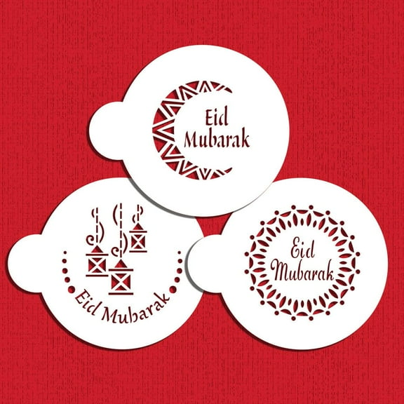 Eid Mubarak #2 Cookie Stencil Set C1058 by Designer Stencils