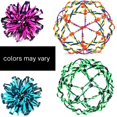 thumbnail image 2 of 4E'S Novedad Esfera de bola de respiración expandible (paquete de 4) Juguete para niños Aliviador de estrés Fidget Toys Los colores pueden variar para Yoga Relajación de ansiedad Se expande de 5.6 "a, 2 of 5