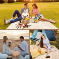thumbnail image 7 of Heart Wicker Picnic Basket for 2 Person Set with Blanket & Bamboo Plate & Cheese Board, Couples Gifts, Wedding Gifts, Engagement Gifts (Y2405), 7 of 7