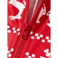 thumbnail image 6 of Family Matching Christmas Pajamas  onesie  Snowflake Deer Print Long Sleeve Sleepwear Nightwear, 6 of 10
