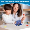 thumbnail image 2 of CYFW 4 in a Row Connect Game Travel Board Game Travel Board Games (Small) Mini 7X4.8 Inch, 2 of 7