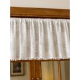 thumbnail image 5 of YGUII Leaf Kithen Curtains Valances for Windows Farmhouse Short Topper Rod Pocket Curtain for Living Room Bathroom Bedroom Decor, 5 of 6