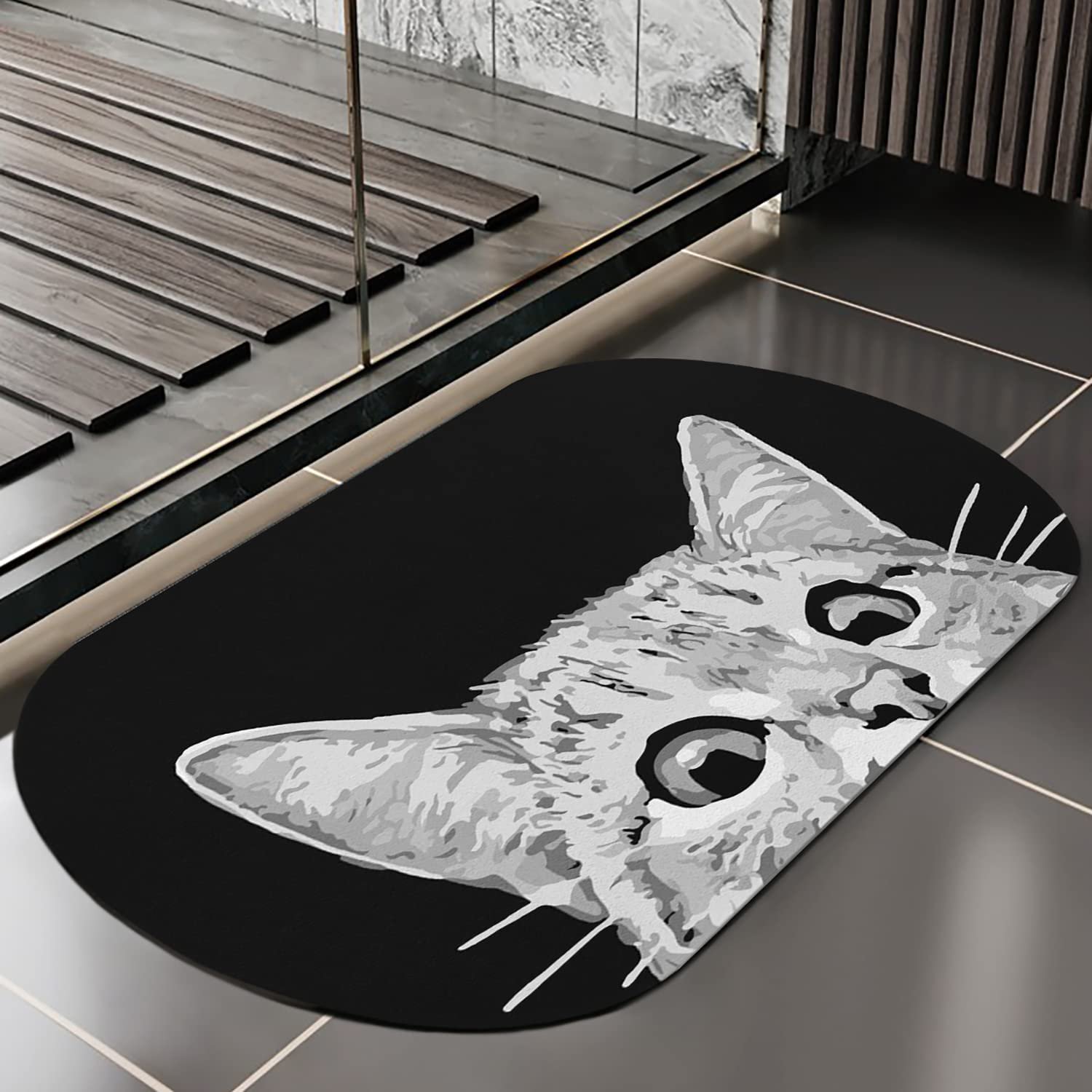 Marble Bathroom Rugs,Thick Stone Bath Rugs for Bathroom Non-Slip and  Washable for Shower,Soft Absorbent Quick Dry Bath Mats Inside Entryway Door  Mat for Bathroom Decorations 17x24 - Walmart.com