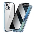 thumbnail image 1 of Adecuado para iPhone13Pro anti-peeping Magneto funda para teléfono móvil Apple 11 vidrio de doble cara SE protección magnética, 1 of 6
