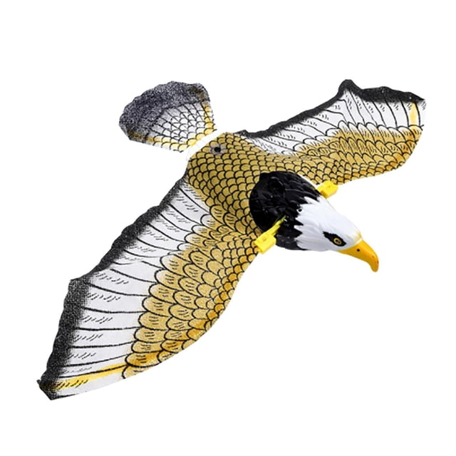Inteprter Protective Luminous Hanging Flying Bird Scare w/ Kite Decoy Music Toys Repelente de insectos y plagas