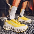 thumbnail image 6 of Men's Lightweight Trail Running Shoes, Breathable Mesh Athletic Sneakers with Honeycomb Cushion Sole for Outdoor Hiking and Casual Wear, 6 of 9