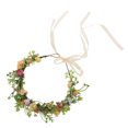 thumbnail image 3 of GOOHOCHY Diadema de flores Corona de pelo floral Elegante guirnalda Tocado de novia, 3 of 8