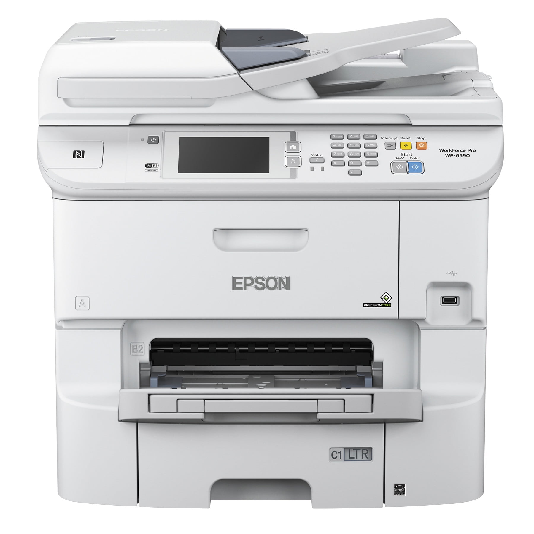 Epson WorkForce Pro WF-6590 Wireless Multifunction Color Printer, Copy Fax Print Scan by Epson