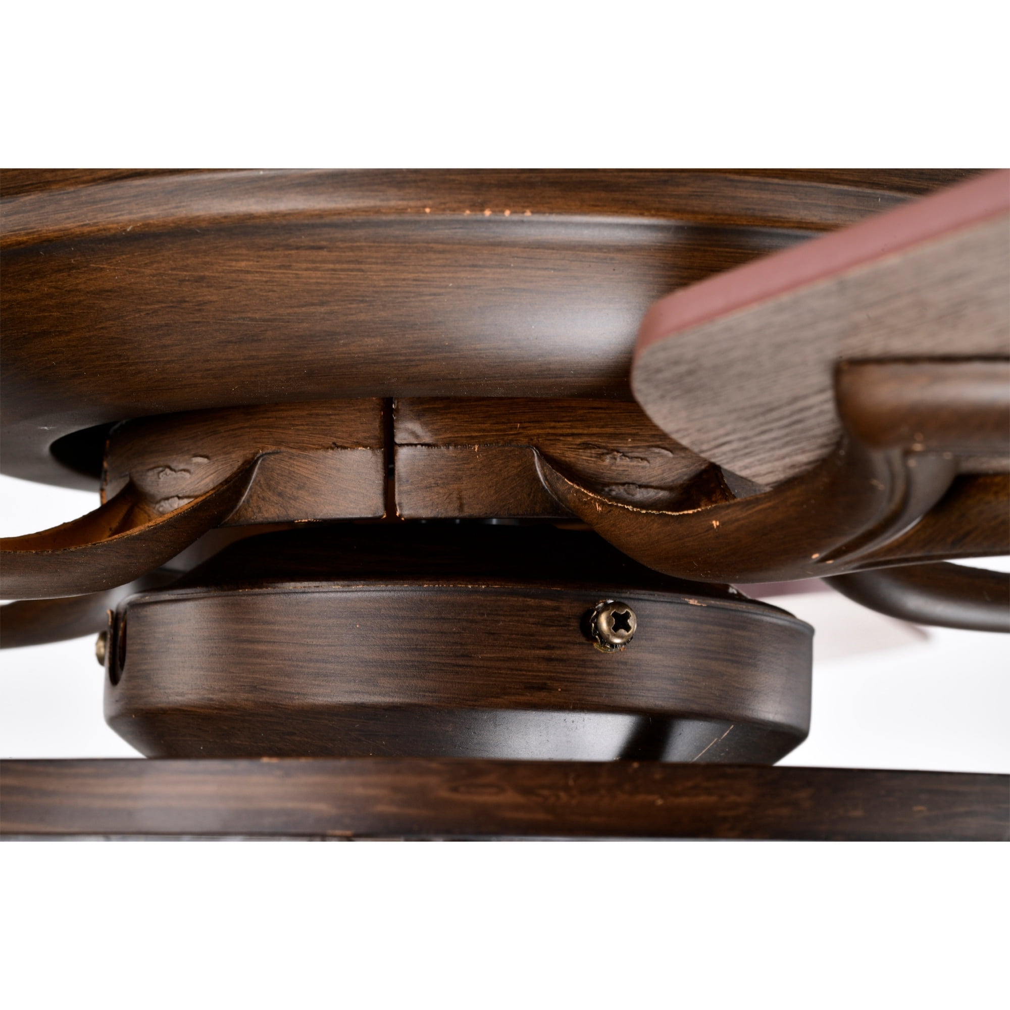 Dillon 52 in. 3-Light Indoor Brown Faux Wood Grain Finish Ceiling Fan with Light Kit