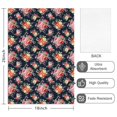 thumbnail image 2 of 4 Pcs Pioneer Flower Floral Print Pattern Funny Kitchen Towels, Microfiber Dish Towels, Kitchen Tea Towels Set 18" X 26", 2 of 6
