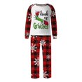 thumbnail image 3 of Conjuntos de pijamas navideños familiares a juego Grinch 2024, pijama de Grinch con parte superior y pantalones de pijama a cuadros, pijama de Grinch para niños y adultos para la familia, Hombres XXL, 3 of 4