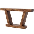 thumbnail image 4 of QinaQin 63-Inch Long Console Table, Wooden Narrow Entryway Sofa Table for Hallway or Living Room, 4 of 9