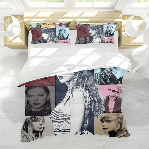 Funda de edredón con impresión digital 3D, ropa de cama creativa de tres piezas