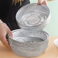 thumbnail image 6 of Homelife 10Pcs 6/7/8 Inches Aluminum Foil Pan Waterproof Oilproof Non Stick Kitchen Disposable Tinfoil Baking Pan Egg Tart Mold Daily Use, 6 of 13