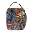 thumbnail image 3 of Cartoon Lunch Bag Zootopia Insulated Lunch Box Leakproof Cooler Food Lunch Containers for Work Travel and Picnic, 3 of 8