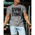 thumbnail image 3 of Gymish Gym Time Motivational Gym Shirt for Men – Workout Lifting T-Shirt, Funny Fitness Tee, Men’s Athletic Gym Apparel, 3 of 5