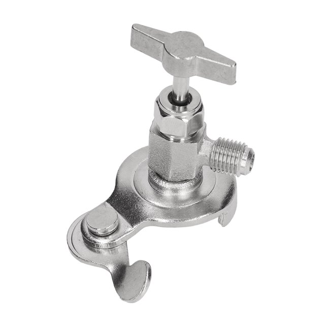 Dispensing Valve Bottle Opener, Car Dispensing Valve Ergonomic Automatic Ignition Copper 1/4SAE Thread for R12 R22 R134A Air Conditioning