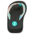thumbnail image 5 of Floopi Flip Flops for Women, Floral Sandals, Casual Flat Yoga Mat Thong Women’s Sandals, Ladies Beach Sandals with Indoor & Outdoor Anti-Skid Soles., 5 of 6