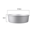 thumbnail image 3 of Molde para pasteles redondo Fondo extraíble para fácil liberación Molde para pasteles de gasa de aluminio anodizado, 3 of 6