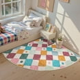 thumbnail image 4 of Alfombra de Área Jinchan para Niños para Guardería, Esquina Radial de 150 cm, Lavable, 4 of 9