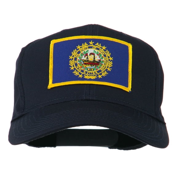 New Hampshire State High Profile Patch Cap - Navy OSFM