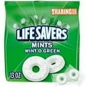 Life Savers Wint-O-Green Breath Mints Hard Candy, Sharing Size - 13 oz pack of 2