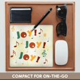 thumbnail image 4 of 3dRose, Colorful music notes and text Joy, Joy, Joy on a light cream background, MousePad, 4 of 7